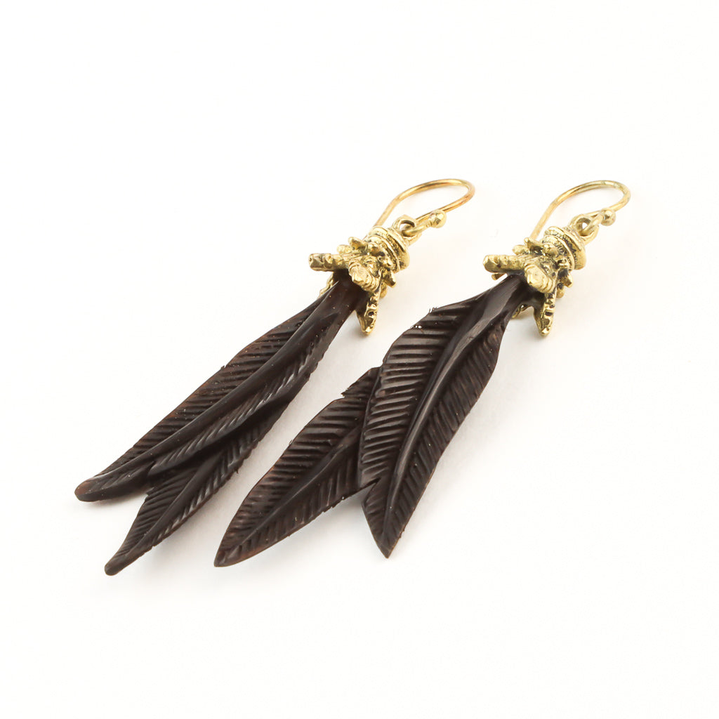Boucles d'oreilles Plume