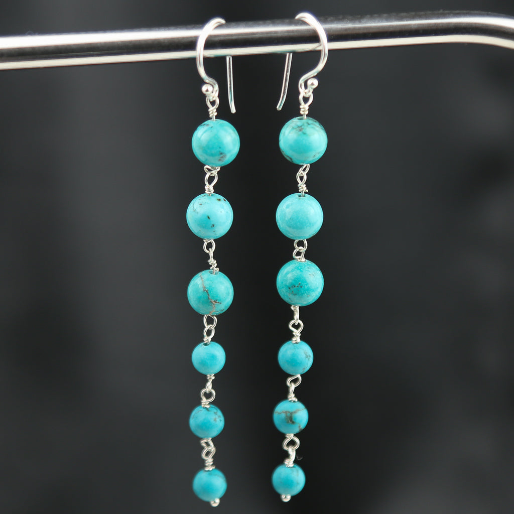 Pendentif Turquoise 6 Perles
Boucle d'oreille