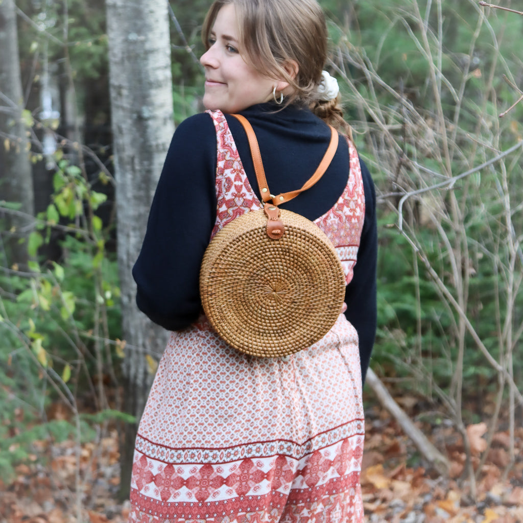 Boho Backpack Brown One World Bazaar