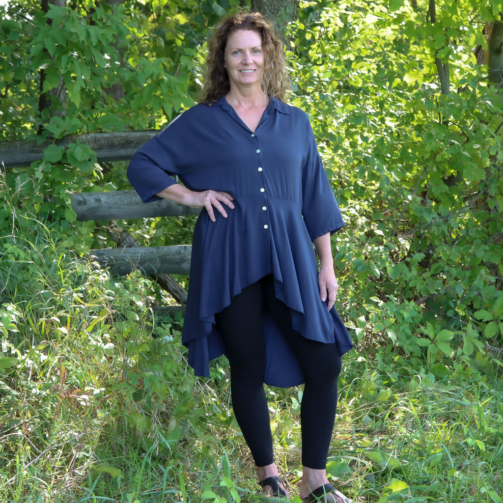 Tunic-Jacket with Buttons