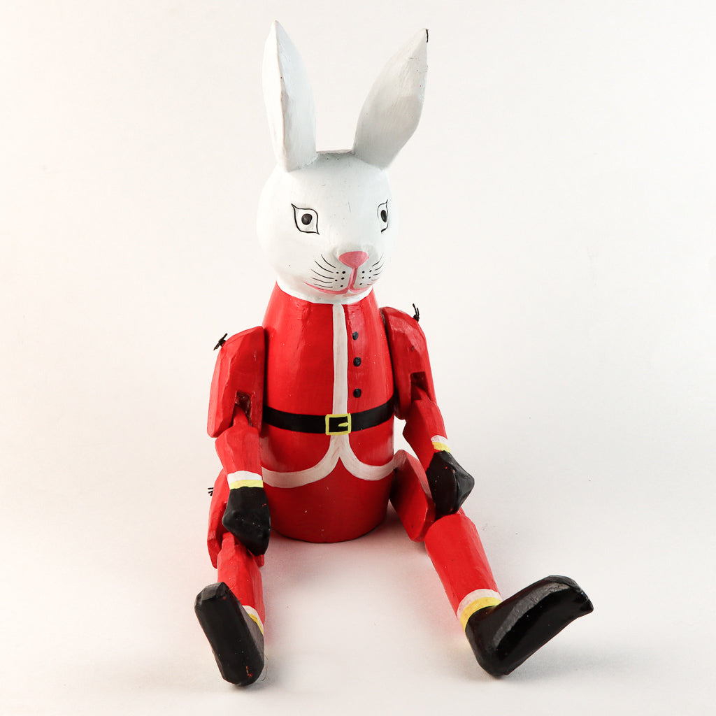 Christmas Rabbit Puppet - Large – One World Bazaar