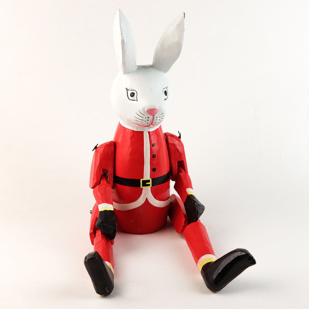 Christmas Rabbit Puppet - Large