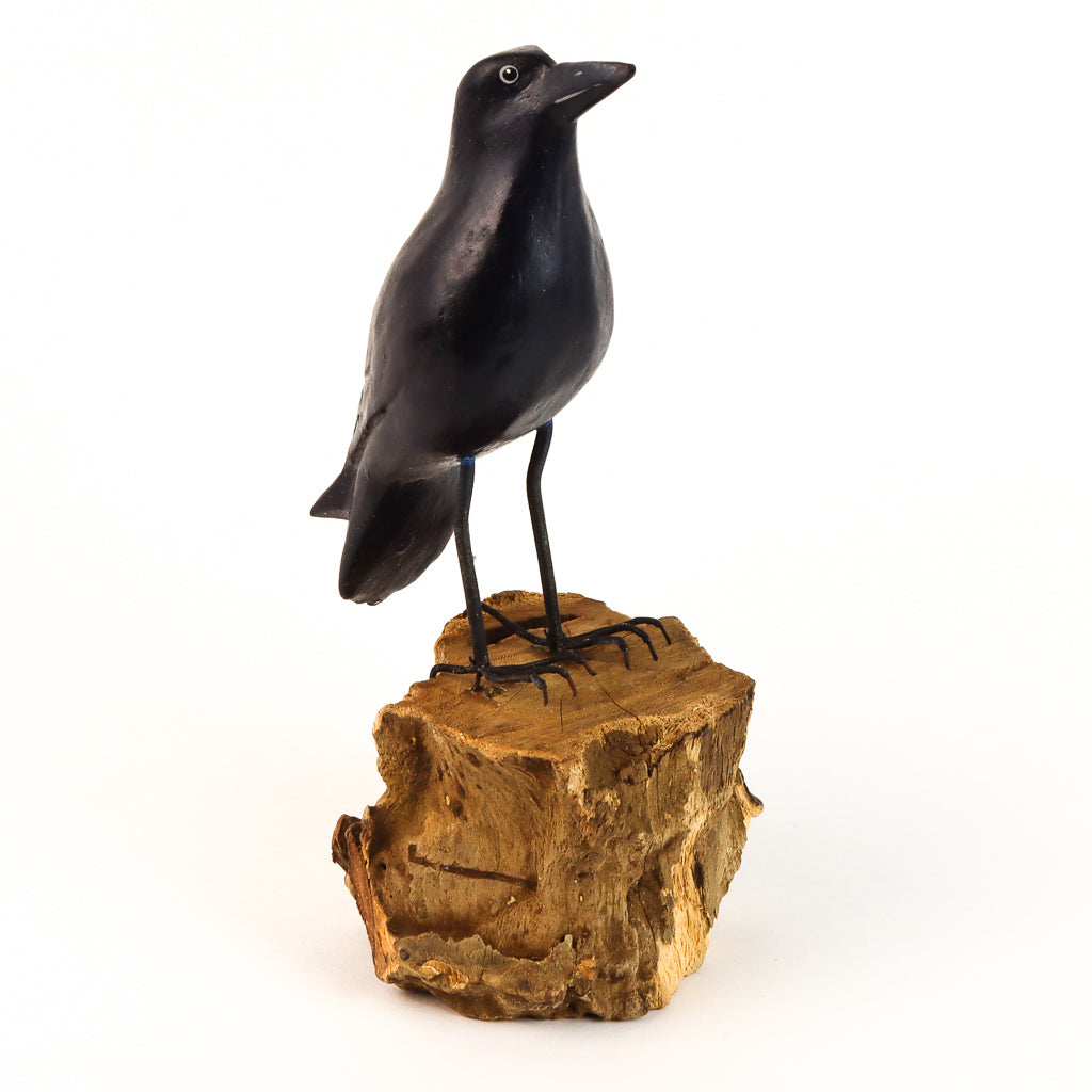Crow on Wood