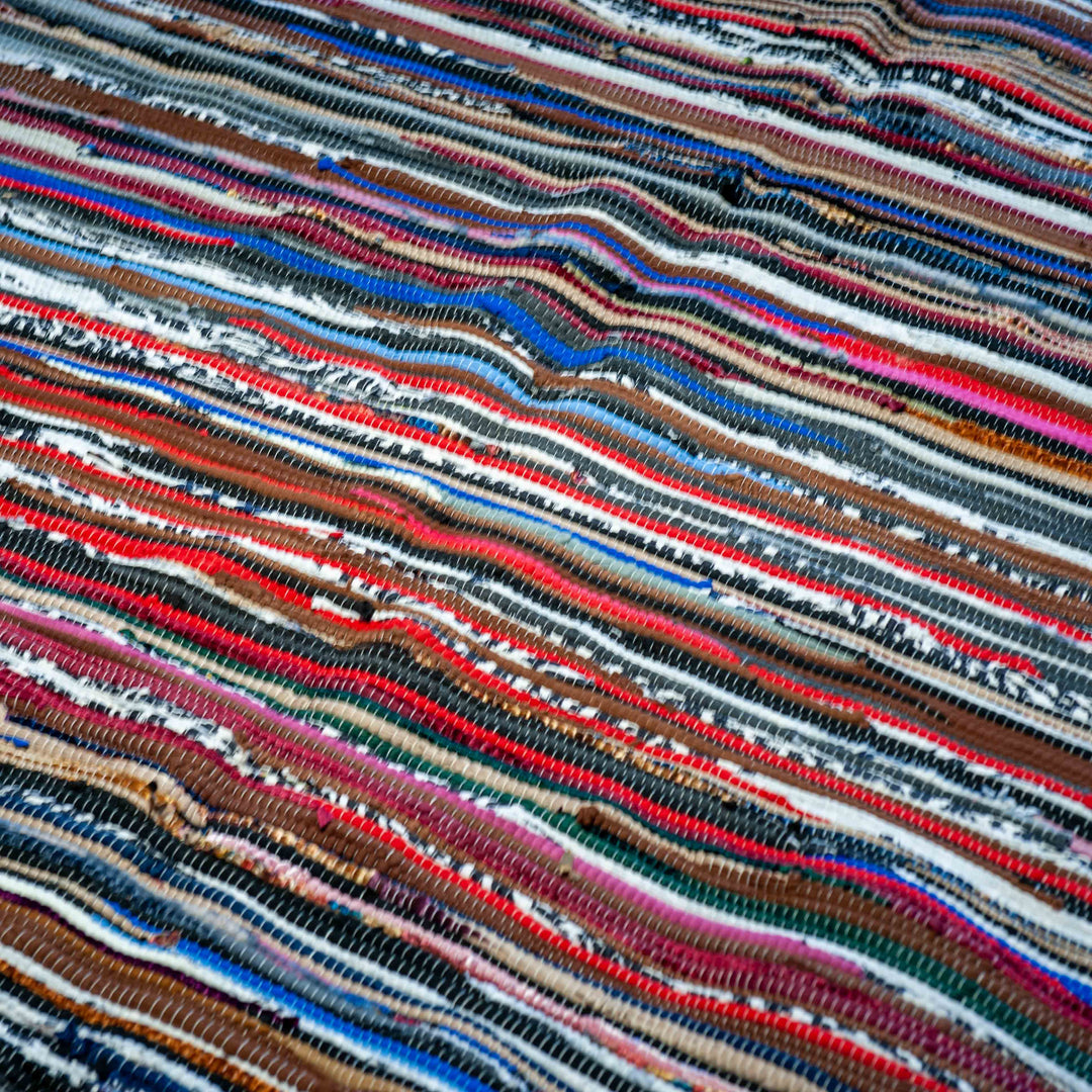 Egyptian Recycled Cotton Rug - 2 M x 1.5 M - Mixed
