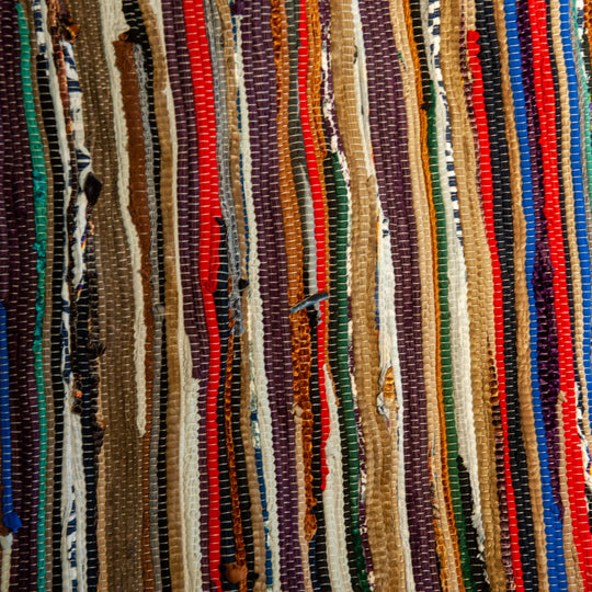 Egyptian Recycled Cotton Rug - 2 M x 1.5 M - Mixed