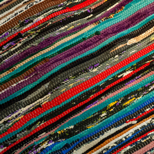 Egyptian Recycled Cotton Rug - 2 M x 1.5 M - Mixed