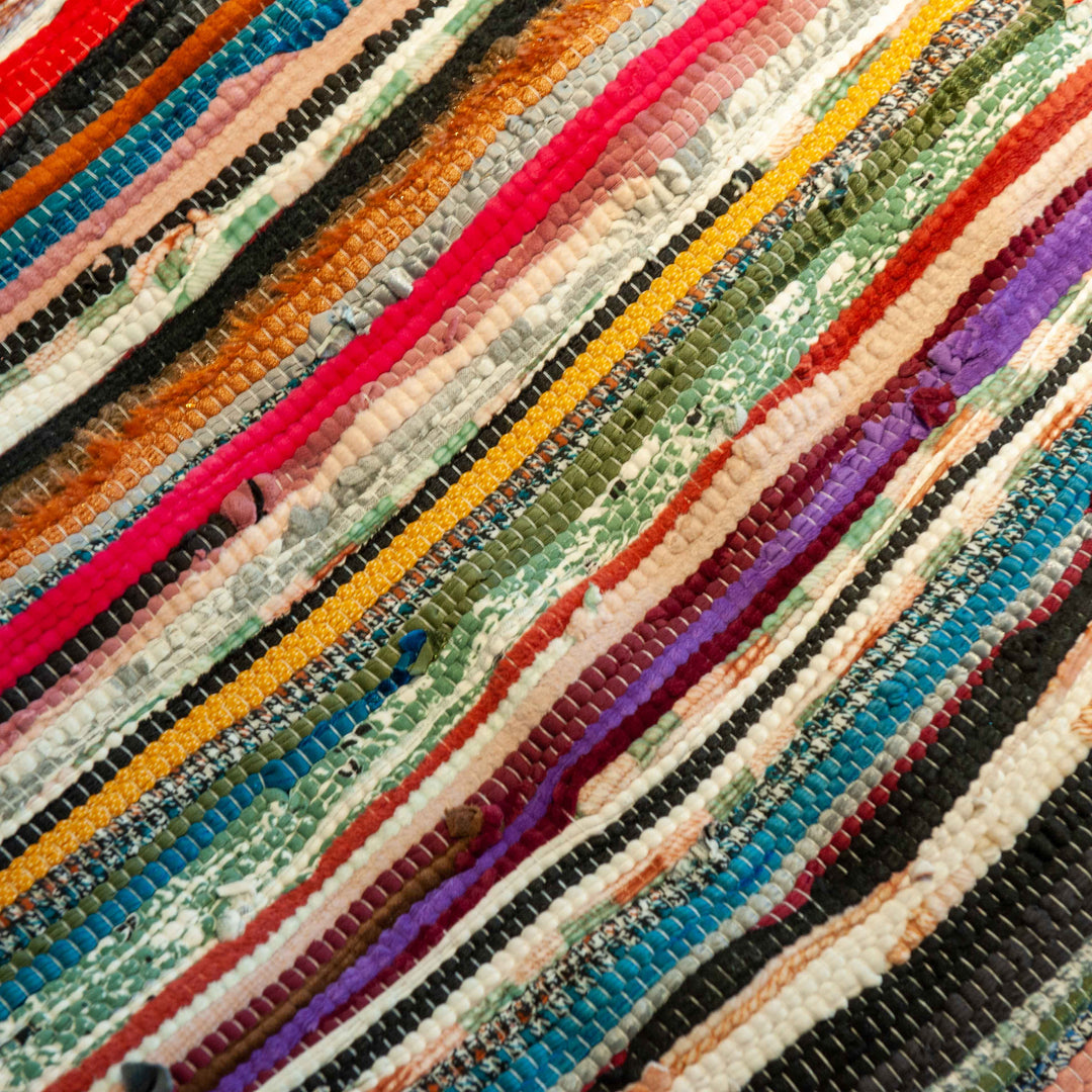 Egyptian Recycled Cotton Rug - 2 M x 1.5 M - Mixed