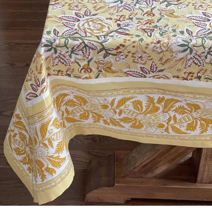 Printed Tablecloth - Gulab Dijon
