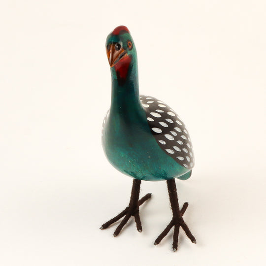 Kenya Woodem Guinea Fowl - Large
