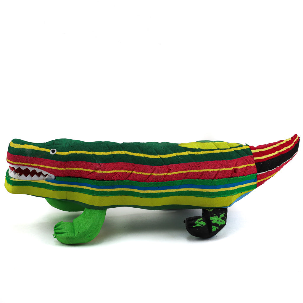 Recycled Flip Flop Crocodile - Medium