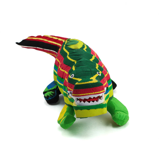 Recycled Flip Flop Crocodile - Medium