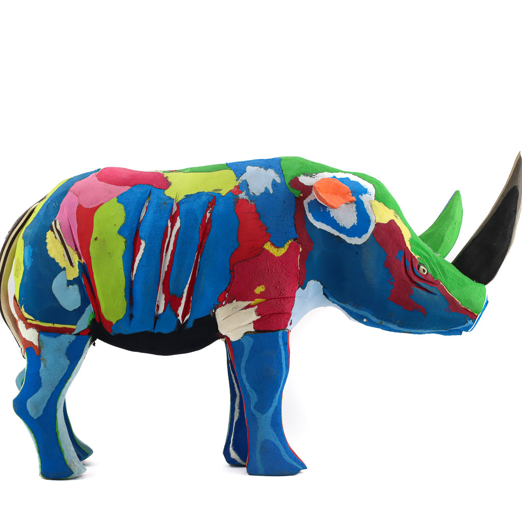 Recycled Flip Flop Rhino