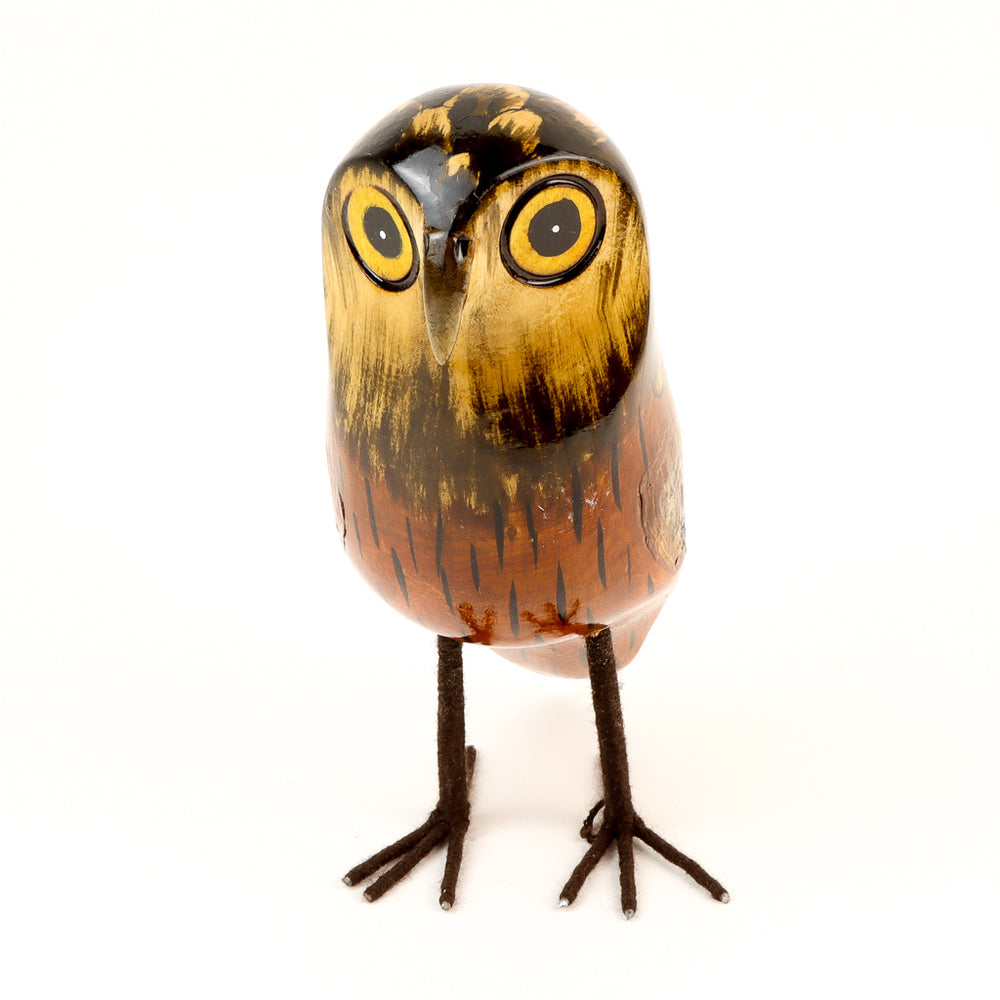 Kenya Wooden Owl - Large