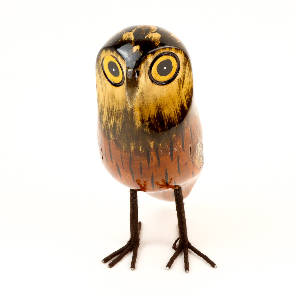 Kenya Wooden Owl - Small