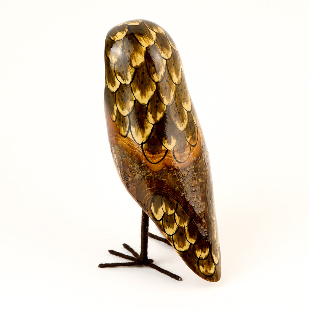 Kenya Wooden Owl - Large