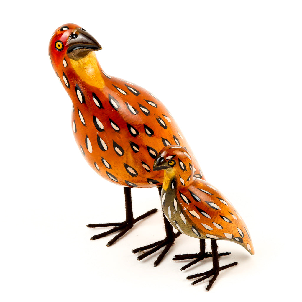 Kenya Wooden Quail - Large