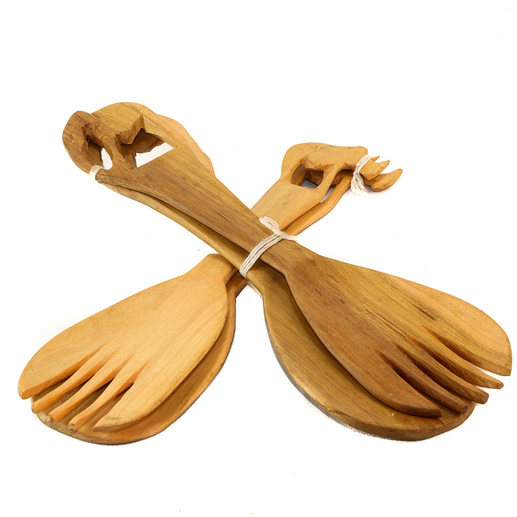 Natural Animal Salad Tongs