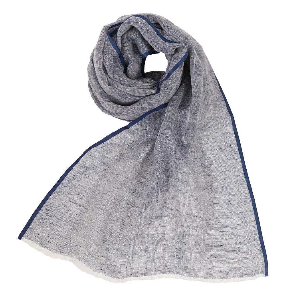 Hand-Loomed Linen Scarf - Solid