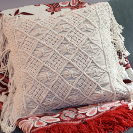 Housse de Coussin en Macramé - Grand