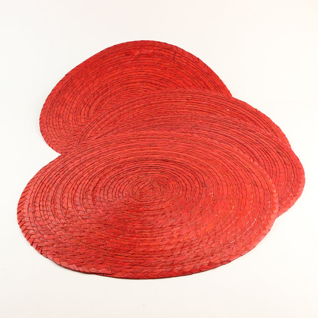 Round Placemat - Red