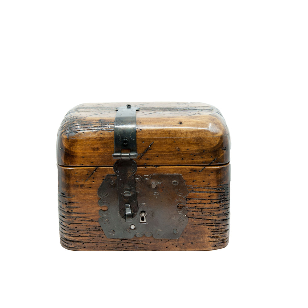 Medium Mexican Locking Treasure Chest - Natural