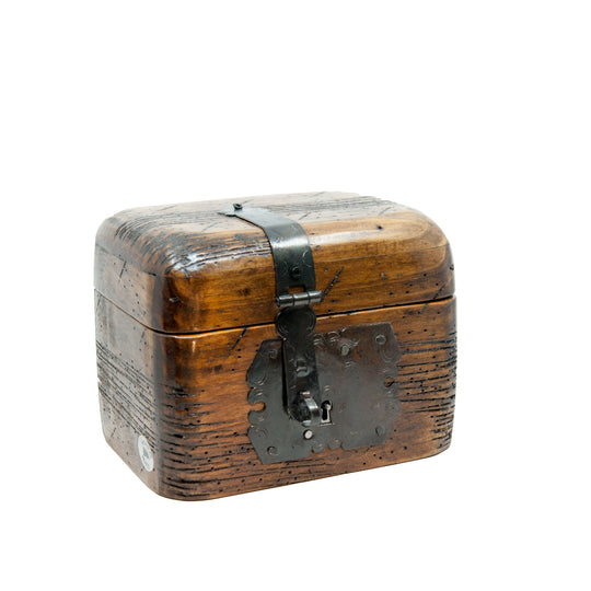 Medium Mexican Locking Treasure Chest - Natural