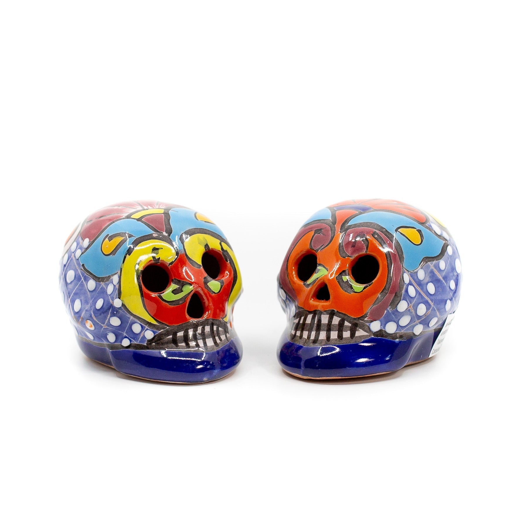 Photo of Small talavera pottery painted sugar skull 