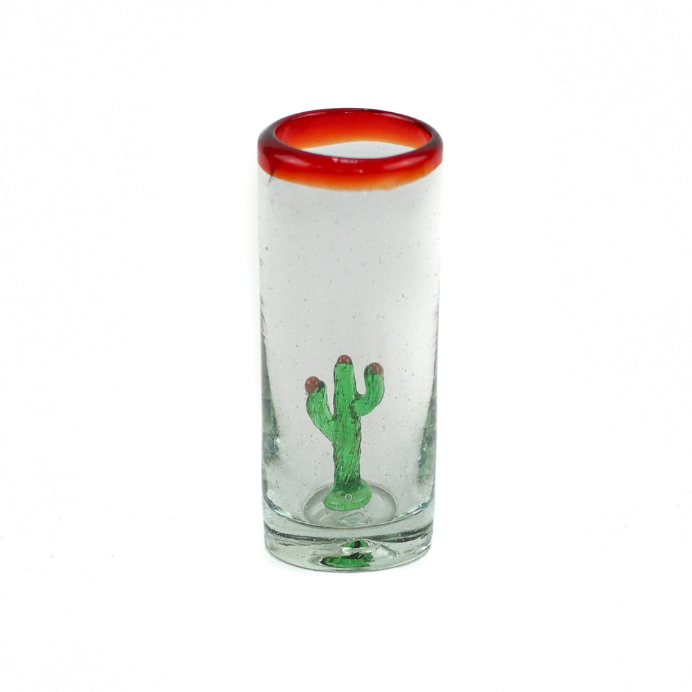 Straight Cactus Shot Glass