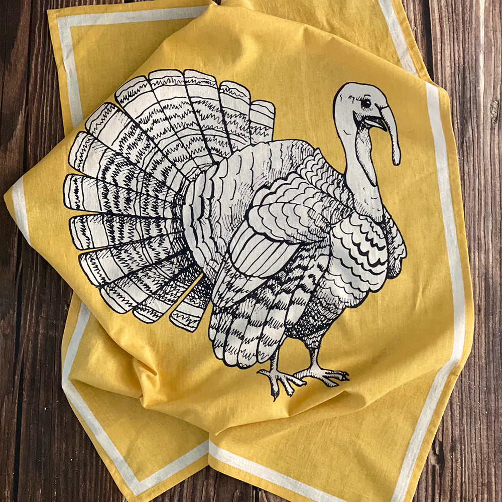 Turkey, Flour Sack Kitchen Towel, Set of 2