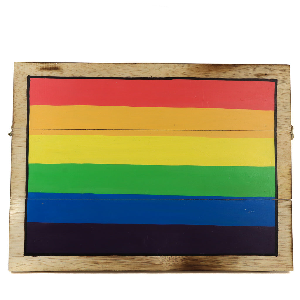 Pride Flag - Wooden Sign