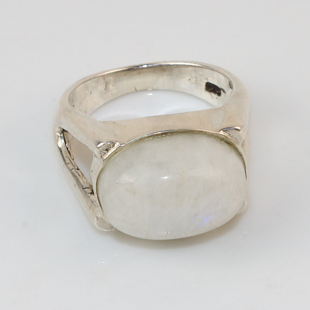 Thai Natural Moonstone Silver Ring