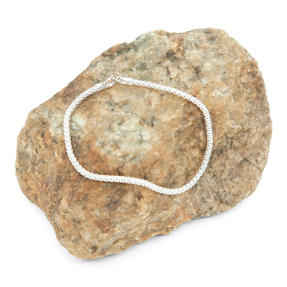 Sterling Silver Bracelet - Shiny Rope