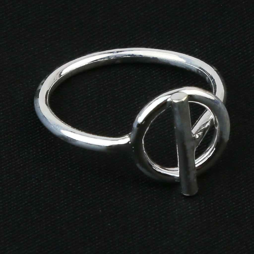 Anneau de cercle d'argent
