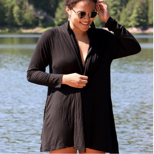 Veste courte Shannon-Noir