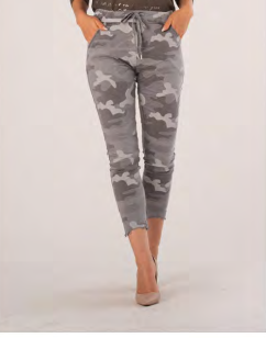 Stretchy Denim Style Joggers - One World Bazaar