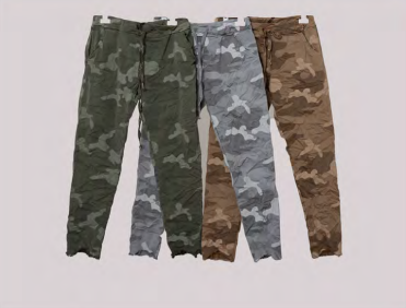 Stretchy Denim Style Joggers