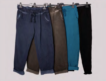Stretchy Denim Style Joggers