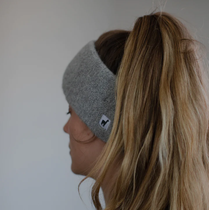 Bandeau Baby Alpaga - Gris