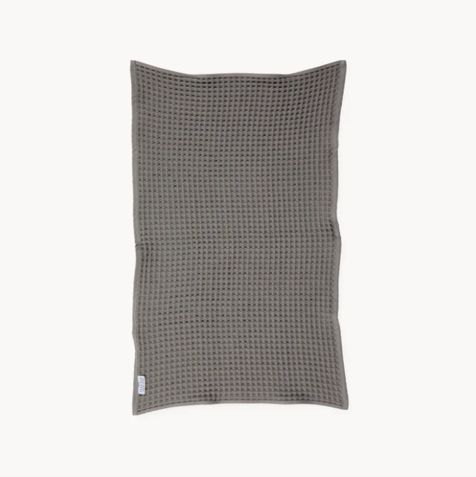 Turkish Waffle Hand Towel - Dark Grey - Set of 2