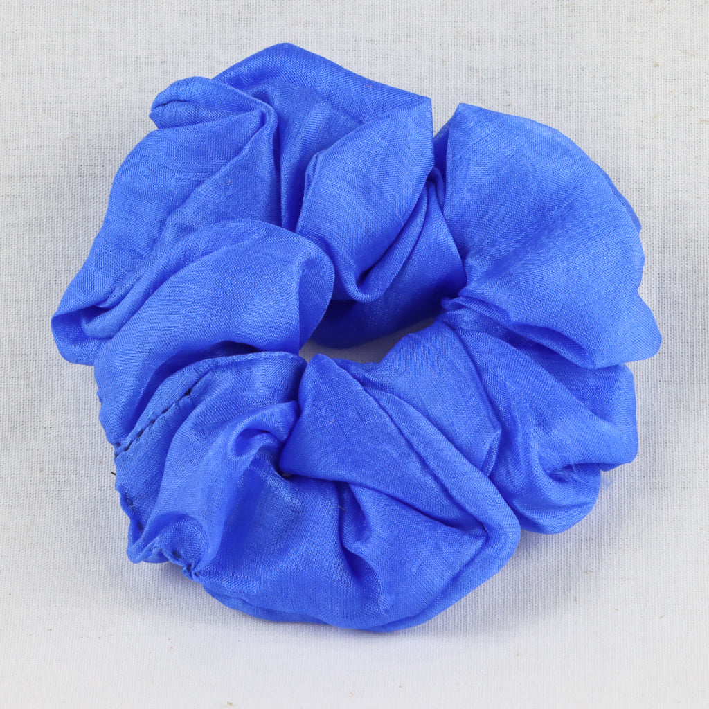 Silk Scrunchies - Periwinkle