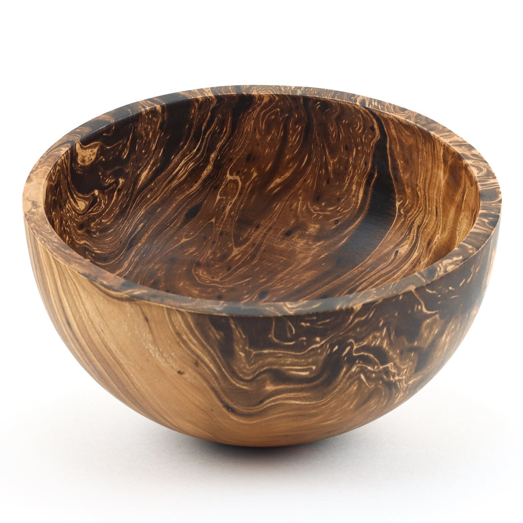 Grand bol en bois de manguier - 10" (vieux bois)