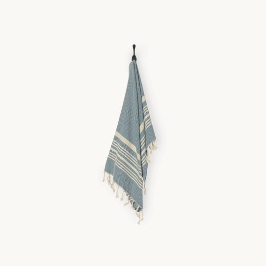 Turkish Hand Towel - Hasir - Prussian