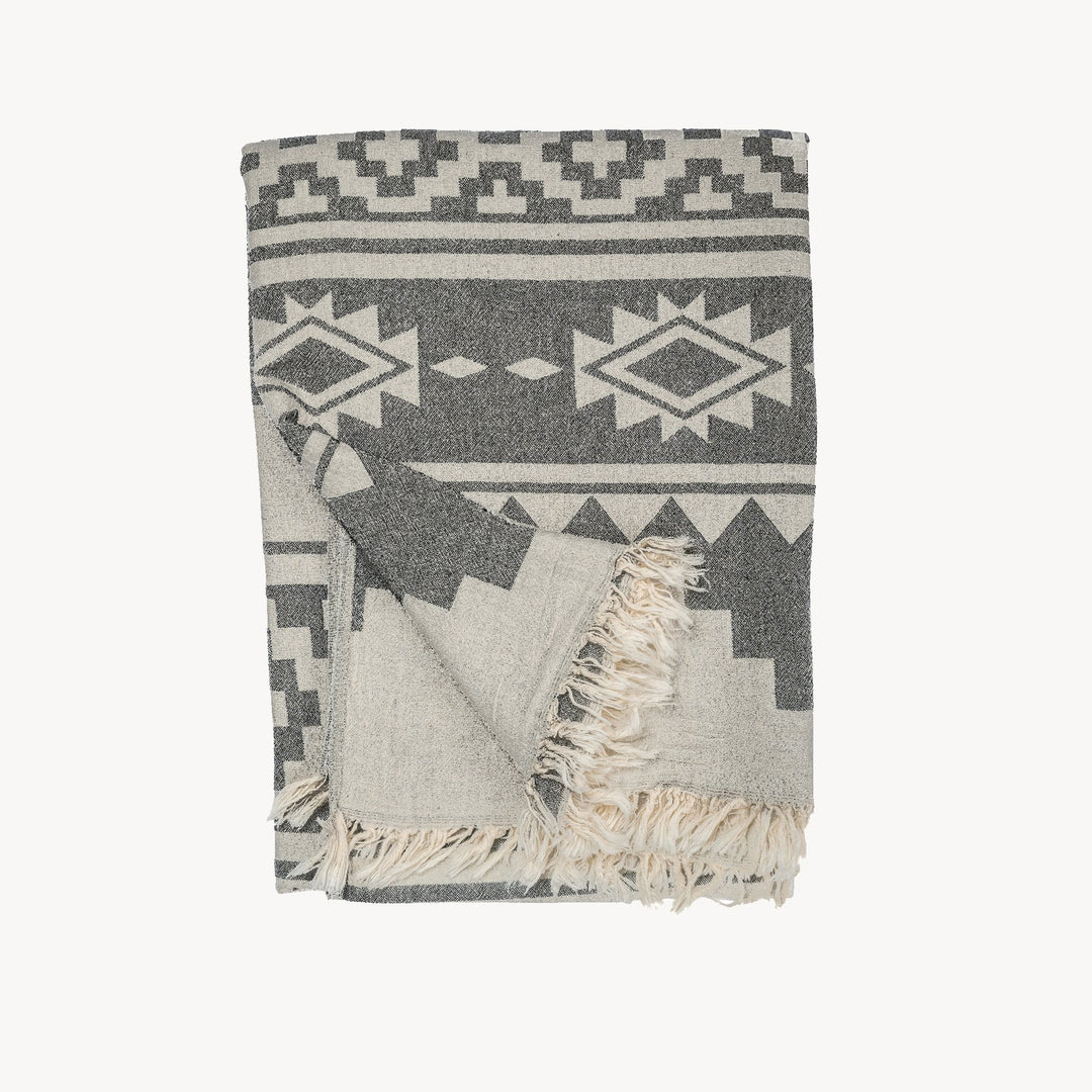 Serviette Turque - Atzi - Noir