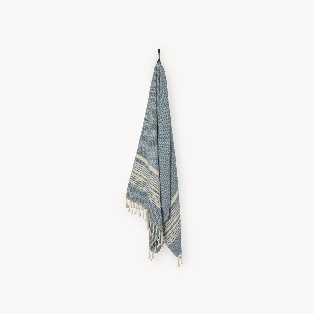 Serviette Turque - Hasir - Bleu de Prusse