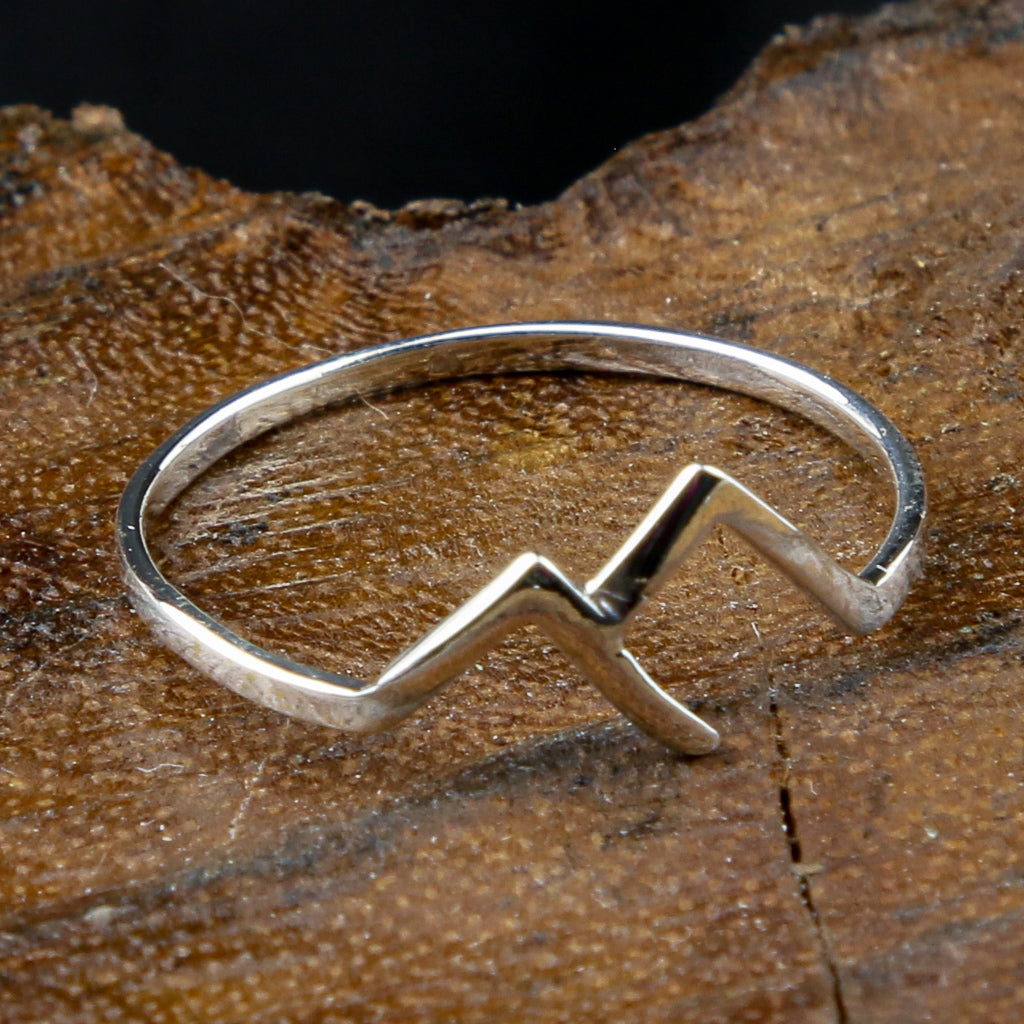 Thai Mountain Range Sterling Silver Ring