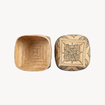 Henna Bamboo Box- Medium